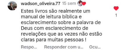 Depoimento real de leitor do livro Portal 7 publicado no Instagram (8 de 9)